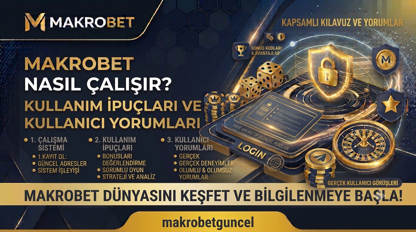 Makrobet Nasıl Çalışır? Kullanım İpuçları ve Kullanıcı Yorumları