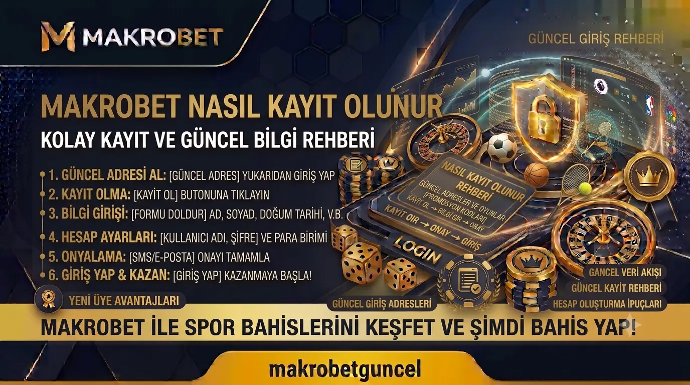 Makrobet Nasıl Kayıt Olunur
