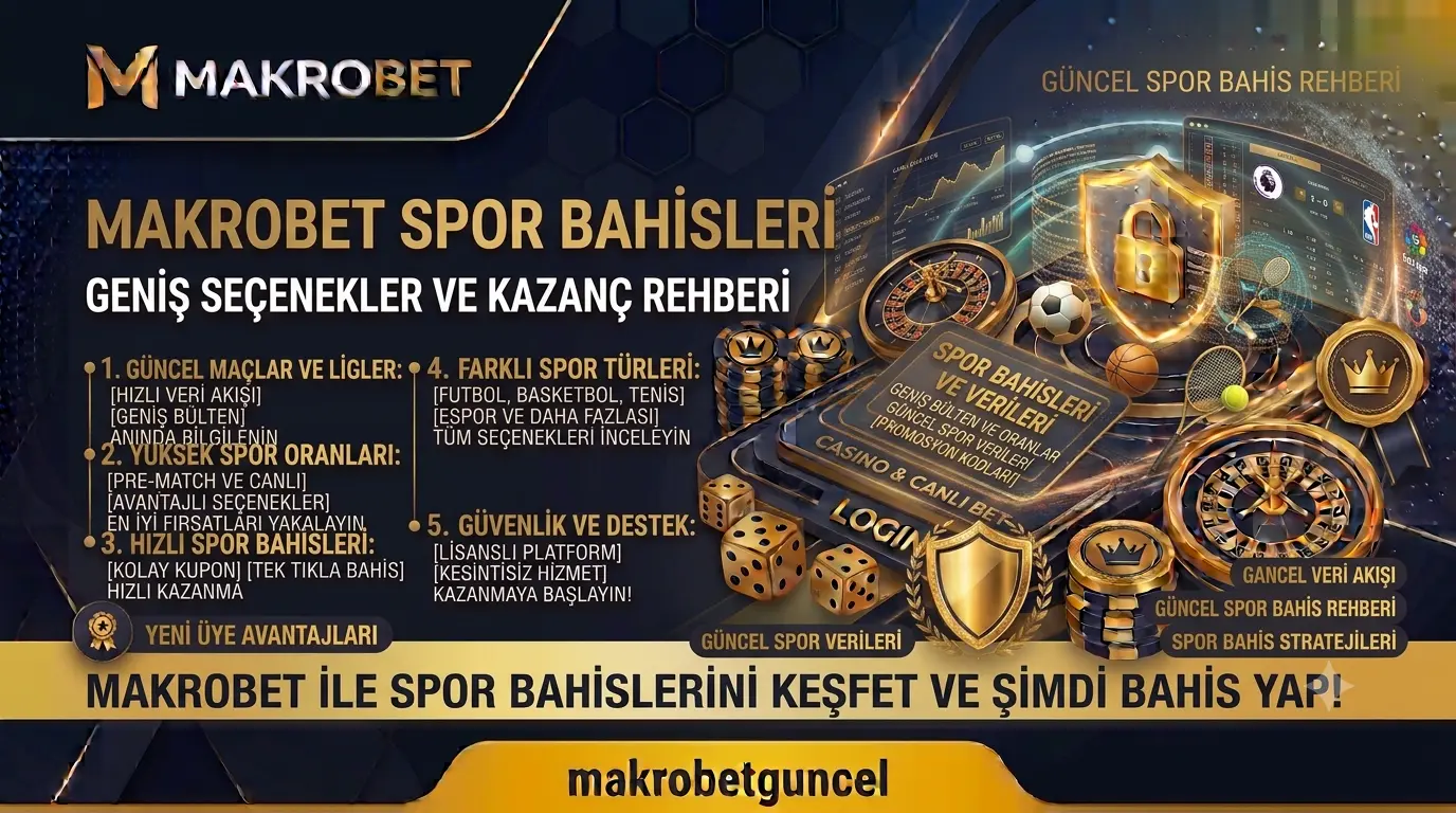 Makrobet Spor Bahisleri